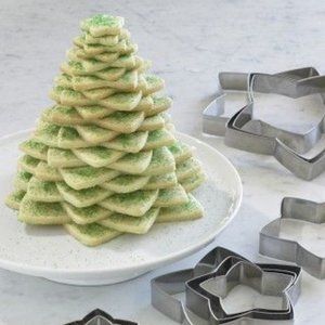 Williams Sonoma Star Kransekake Cookie Cutters 10-Piece Set, NIP